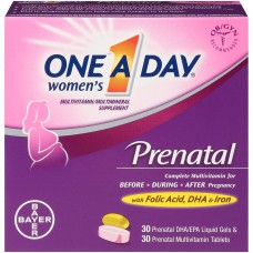 Bayer Suplemento Multivitamínico Pré-Natal One-A-Day (30 Cápsulas)